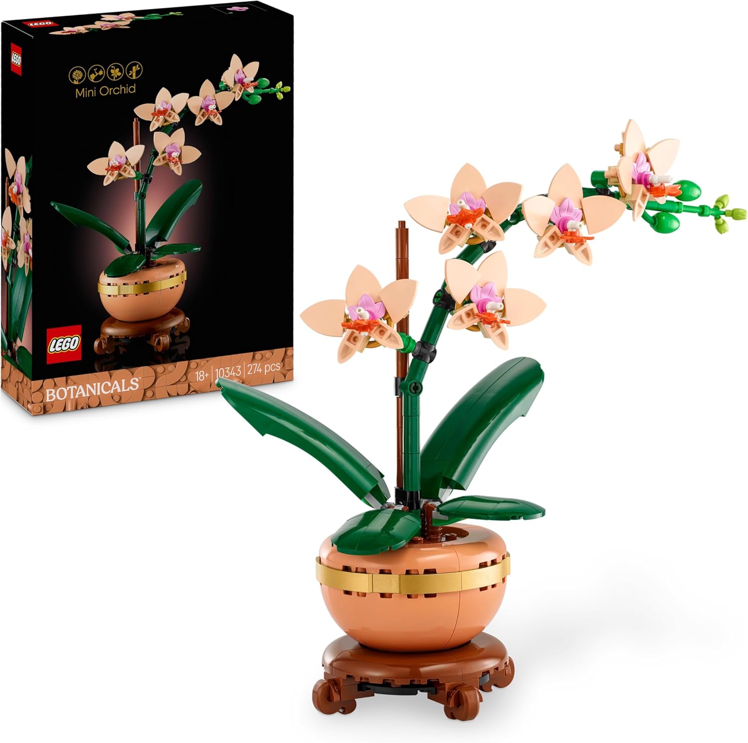 LEGO Botanical Collection | Chrysanthemum & Mini Orchid Building Sets for Adults