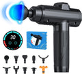 Massage Gun Deep Tissue | 2026 Upgraded 30 Speeds, 10 Massage Heads, LCD Touch Screen | Portable Muscle Massager for Back, Shoulder & Body Recovery