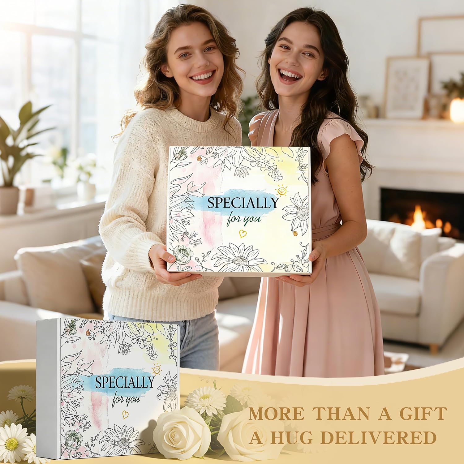 11-Piece Self Care Gift Basket for Her – Free Animated Card | EasyWish