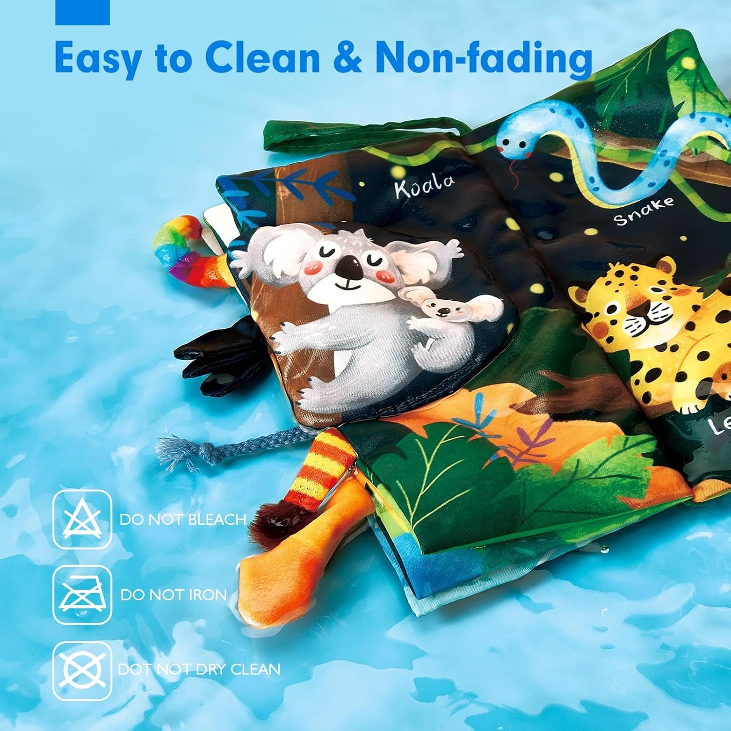 Hahaland Jungle Tails Baby Sensory Soft Book – Free Animated Card | EasyWish